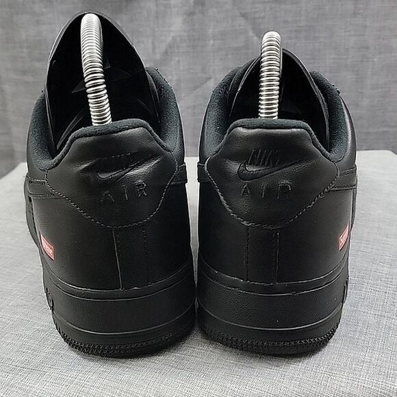 Nike Air Force 1 Low x Supreme Logo - Black CU9225-001 Men's SZ 12 - Picture 7 of 11